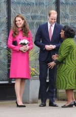 KATE MIDDLETON at the Stephen Lawrence Centre in London
