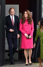 KATE MIDDLETON at the Stephen Lawrence Centre in London