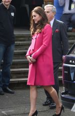 KATE MIDDLETON at the Stephen Lawrence Centre in London