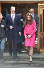 KATE MIDDLETON at the Stephen Lawrence Centre in London