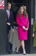 KATE MIDDLETON at the Stephen Lawrence Centre in London