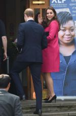 KATE MIDDLETON at the Stephen Lawrence Centre in London
