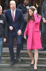 KATE MIDDLETON at the Stephen Lawrence Centre in London
