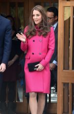 KATE MIDDLETON at the Stephen Lawrence Centre in London