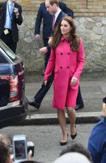 KATE MIDDLETON at the Stephen Lawrence Centre in London
