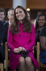KATE MIDDLETON at the Stephen Lawrence Centre in London