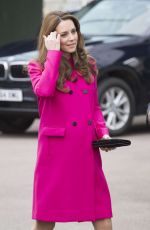 KATE MIDDLETON at the Stephen Lawrence Centre in London