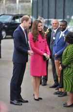 KATE MIDDLETON at the Stephen Lawrence Centre in London