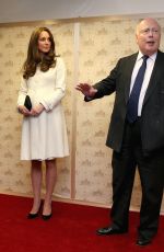 KATE MIDDLETON on the Set of Downton Abbey in London