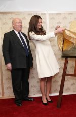 KATE MIDDLETON on the Set of Downton Abbey in London