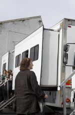 KATE MIDDLETON on the Set of Downton Abbey in London