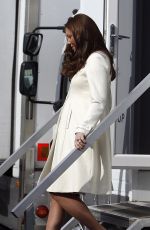 KATE MIDDLETON on the Set of Downton Abbey in London