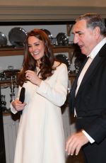 KATE MIDDLETON on the Set of Downton Abbey in London