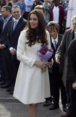 KATE MIDDLETON on the Set of Downton Abbey in London