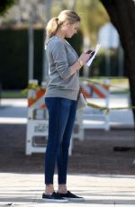 KATE UPTON Leaves an Office in Los Angeles