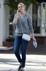KATE UPTON Leaves an Office in Los Angeles