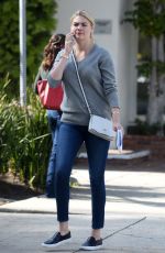 KATE UPTON Leaves an Office in Los Angeles