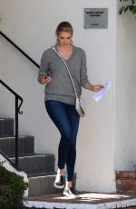 KATE UPTON Leaves an Office in Los Angeles