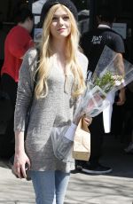 KATHERINE MCNAMARA Shopping at Farmers Market in Studio City