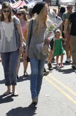 KATHERINE MCNAMARA Shopping at Farmers Market in Studio City