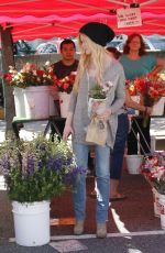 KATHERINE MCNAMARA Shopping at Farmers Market in Studio City