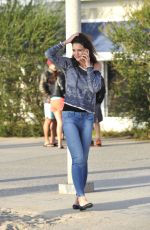 KATIE HOLMES in Tight Jeans Out and About in Santa Monica