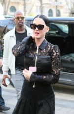 KATY PERRY Out and About in Paris 0803