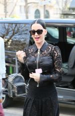KATY PERRY Out and About in Paris 0803