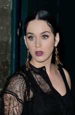 KATY PERRY Out for Dinner in Paris 0803