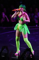 KATY PERRY Performs on Her Prismatic Tour in Amsterdam