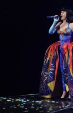 KATY PERRY Performs on Her Prismatic Tour in Amsterdam