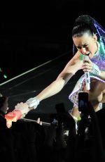 KATY PERRY Performs on Her Prismatic Tour in Amsterdam