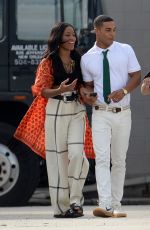 KEKE PALMER on the Set of Scream Queens in New Orleans