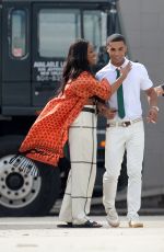 KEKE PALMER on the Set of Scream Queens in New Orleans
