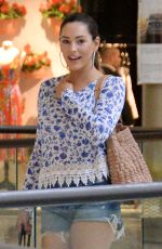 KELLY BROOK and NATALIE LOREN Shopping at Victoria