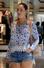 KELLY BROOK and NATALIE LOREN Shopping at Victoria
