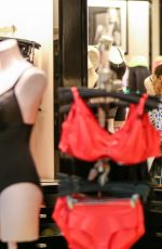 KELLY BROOK and NATALIE LOREN Shopping at Victoria