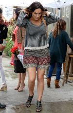 KELLY BROOK in Black Skirt Out and About in Hollywood 0103