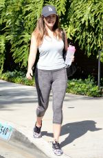 KELLY BROOK in Leggings Leaves Gym in Los Angeles 0403