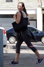 KELLY BROOK in Leggings Leaves Gym in Los Angeles 0403