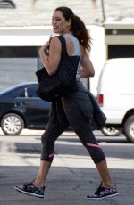 KELLY BROOK in Leggings Leaves Gym in Los Angeles 0403