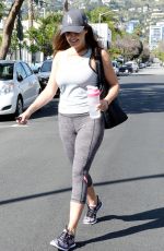 KELLY BROOK in Leggings Leaves Gym in Los Angeles 0403