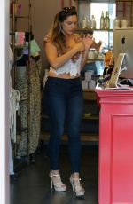 KELLY BROOK in Tight Jeans Out in West Hollywood 1103