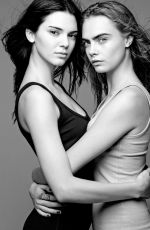 KENDALL JENER, CARA DELEVINGNE and KIM KARDASHIAN in Love Mag #13