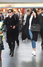 KENDALL JENNER Arrives at JFK Airport in New York