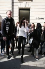 KENDALL JENNER Out and About in Paris 0503