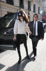 KENDALL JENNER Out and About in Paris 0503