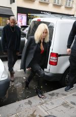 KIM KARDASHIAN and Kanye West Out and About in Paris 0903
