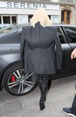 KIM KARDASHIAN and Kanye West Out and About in Paris 0903