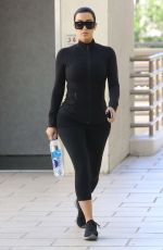 KIM KARDASHIAN Arrives at Barry